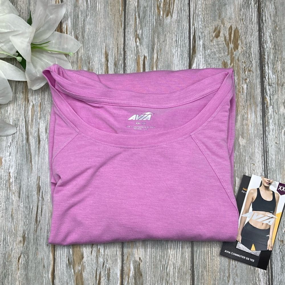Women’s Short Sleeve Active Athletic T-Shirt Size XXL